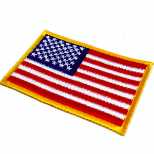 Embroidery Flag Patch/Batch with free shipping from NY warehouse