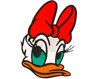 Daisy Donald Duck Embroidery Design - Disney - Digital Instant Download