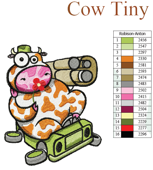 Cow-I-Don't-Like-War EMB DESIGN