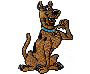 Delightful Scooby Doo Embroidery-Design [4 x 4]