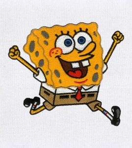 SpongeBob 4x4 emb design