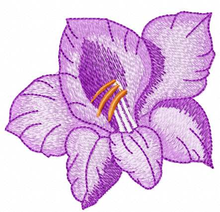 Violet_flower_embroidery_design