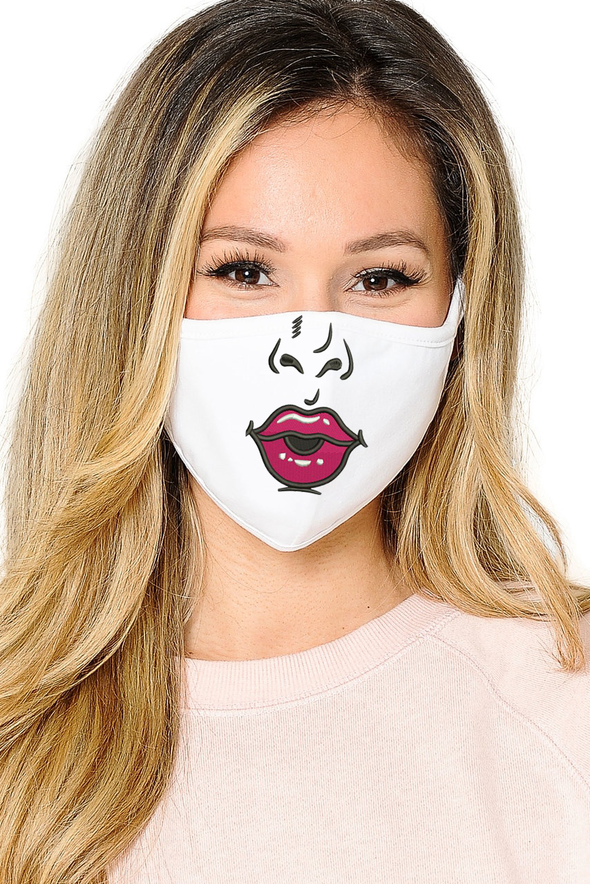 Face Mask Mouth Lips Creative Embr